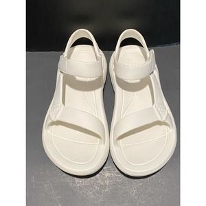 Trav Women’s Hurricane Drift White Sandals Sz8